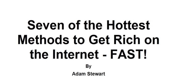 Product picture 7 internet money making secrets revealed - Get Rich